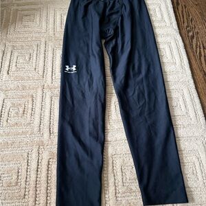 Under Armour Black and Gray HeatGear Leggings